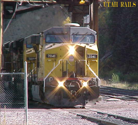Waiting to move power around train and start the loadout.