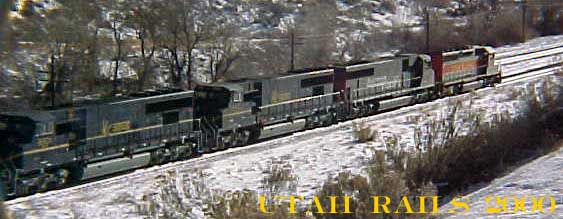 SD40 on the point followed by three MK5000C's