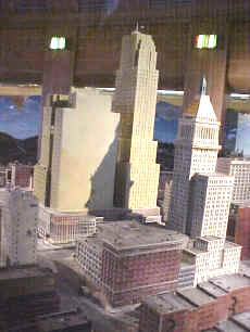 Western elevations of the Carew tower and the Central Trust Building